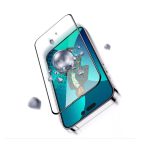 Green 3D Curved Tempered Glass Screen Protector for iPhone 14 Pro Max Clear